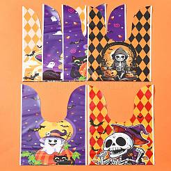 60Pcs 2 Styles Rabbit Shaped Halloween Candy Plastic Bags&nbsp;ABAG-FS0001-06