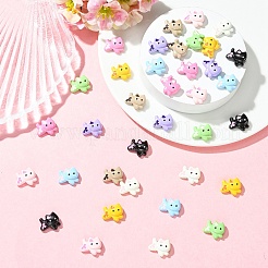 18Pcs 9 Colors Baking Paint Zinc Alloy Beads&nbsp;FIND-YW0011-32