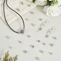 180Pcs 9 Styles Tibetan Style Alloy Beads&nbsp;TIBEB-PA0001-05