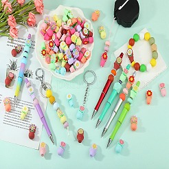 16Pcs 8 Colors Silicone Beads&nbsp;SIL-SZ0003-26D