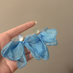 Acrylic Flower Stud Earrings&nbsp;FS-WG687C8-01