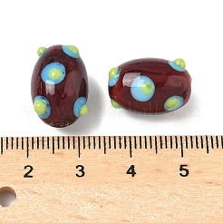 Handmade Lampwork Bumpy Beads&nbsp;LAMP-U004-04B