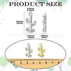 8Pcs 2 Colors Brass Micro Pave Cubic Zirconia Pendants&nbsp;KK-CJ0003-13