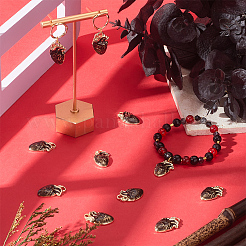 30Pcs Rack Plating Alloy Enamel Pendants&nbsp;FIND-SC0015-12A