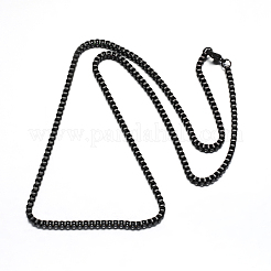 304 Stainless Steel Venetian Chains Necklaces&nbsp;NJEW-O083-03B