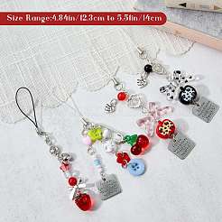 3pcs 3 Styles Acrylic Mobile Straps&nbsp;MOBA-SZ0001-14