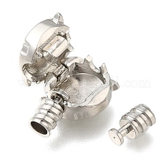 Brass European Style Clasps&nbsp;KK-A219-01P