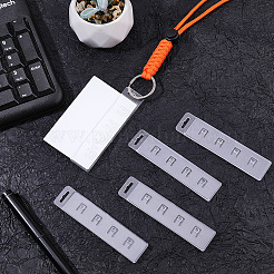 5Pcs Plastic Swipe ID Card Holder&nbsp;AJEW-CP0011-64