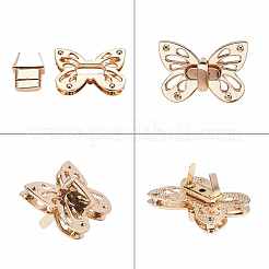 Zinc Alloy Bag Twist Lock Accessories&nbsp;PH-PALLOY-G233-02