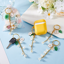 Alloy Enamel & Acrylic & Lampwork Keychain&nbsp;KEYC-HY00001