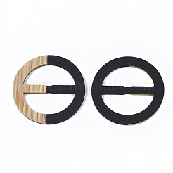 Rubberized Style Acrylic Slide Buckles&nbsp;OACR-T020-030A