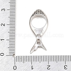 Brass Micro Pave Clear Cubic Zirconia Pendants&nbsp;CU-CBAFB7D-01P