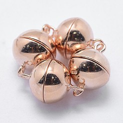 925 Sterling Silver Magnetic Clasps&nbsp;STER-F037-098-8mm