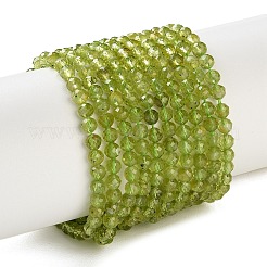 Natural Peridot Beads Strands&nbsp;G-Z150-A01-4mm