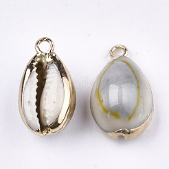 Cowrie Shell Pendants&nbsp;X-SSHEL-T005-13