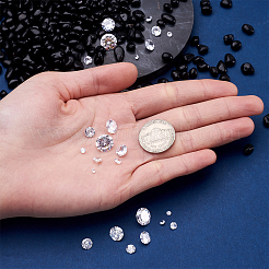 Cubic Zirconia Cabochons&nbsp;ZIRC-CD0001-06
