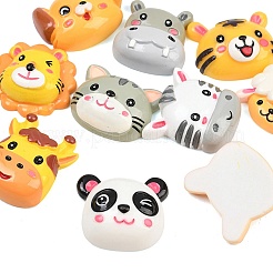 Animal Theme Opaque Resin Cabochons&nbsp;RESI-B048-04
