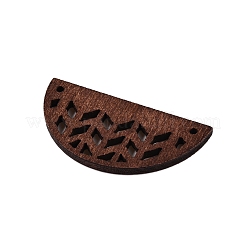 Poplar Wood Laser Cut Half Round Links Connectors&nbsp;WOOD-N016-47