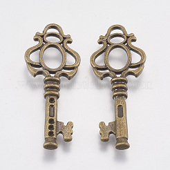 Tibetan Style Pendant Pave Cabochon Settings&nbsp;LS-TIBEB-23250-AB-NR