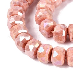 Anti-Tarnish Electroplate Glass Beads Strands&nbsp;GLAA-T025-10mm-11F