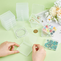 Plastic Bead Containers with Hinged Lid&nbsp;AJEW-WH0479-92B