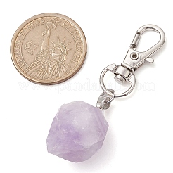 Nuggets Natural Amethyst Pendant Decorations&nbsp;HJEW-JM02514