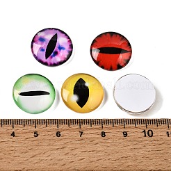 Printed Transparent Glass Cabochons&nbsp;GL-CBAA22A-11
