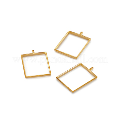 Alloy Open Back Bezel Big Pendants&nbsp;PALLOY-TA0021-02G