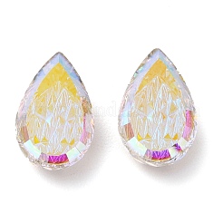 Embossed K9 Glass Rhinestone Cabochons&nbsp;RGLA-H008-01B