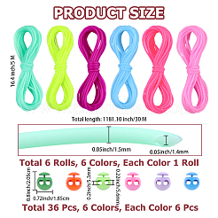 Hollow Pipe PVC Tubular Synthetic Rubber Cord&nbsp;DIY-CP0012-85