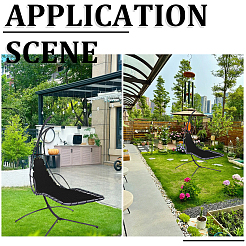 Polyester Hanging Rocking Chair Replacement Fabric&nbsp;AJEW-WH20816-128A
