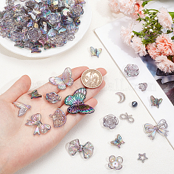 100G Resin Charms and Beads DIY Jewelry Making Findings Kit&nbsp;OHAR-SC0003-01A