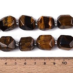 Natural Tiger Eye Beads Strands&nbsp;G-N362-07A-03