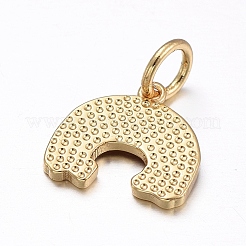 Brass Enamel Charms&nbsp;KK-L178-08G
