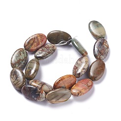 Natural Picasso Jasper Bead Strands&nbsp;G-P444-02