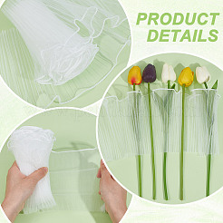 Polyester Flower Bouquet Wrapping Mesh Paper&nbsp;SRIB-WH0011-214A