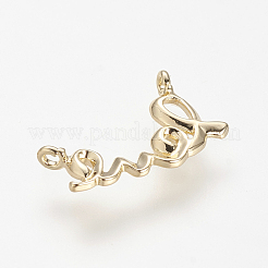Brass Charms&nbsp;X-KK-R037-186G