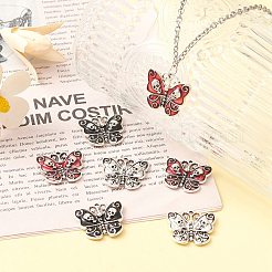 30Pcs 3 Colors Alloy Enamel Pendants&nbsp;ENAM-CJ0004-23