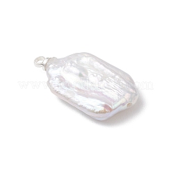 Natural Baroque Pearl Keshi Pearl Pendants&nbsp;PALLOY-JF04825