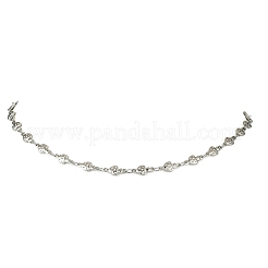 Autumn 304 Stainless Steel Mushroom Link Chain Necklaces&nbsp;NJEW-JN06134