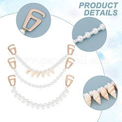 Glass Pearl Beaded Shoe Decoration Chain&nbsp;FIND-GO00007