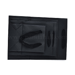 10Pcs 5 Sizes Kraft Paper Gift Shopping Bags Set&nbsp;AJEW-T013-10D