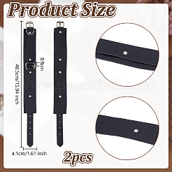 PU Leather Waist Harness Belts for Men&nbsp;DIY-WH0899-758-1