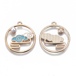 Chinese Style Alloy Pendants&nbsp;X-RESI-R431-04A-RS