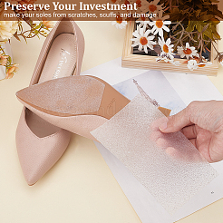 Rubber Self Adhesive Shoes Sole Protector Sticker&nbsp;DIY-WH0504-858B-01