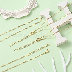 6Pcs Iron Cable Chains Necklaces for Women&nbsp;MAK-YW0001-05