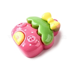 Deep Pink Cute Opaque Resin Cabochon&nbsp;CRES-I040-01C