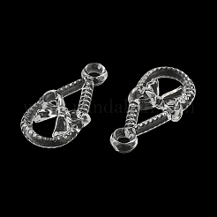 Transparent Acrylic Pendants&nbsp;TACR-G048-24