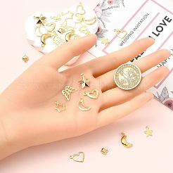 30Pcs 10 Styles 304 Stainless Steel Pendants Sets&nbsp;STAS-YW0002-65