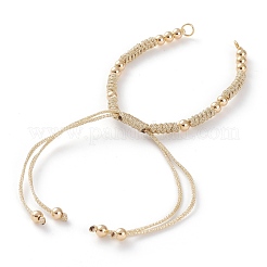 Adjustable Polyester Braided Cord Bracelet Making&nbsp;AJEW-JB00892-06